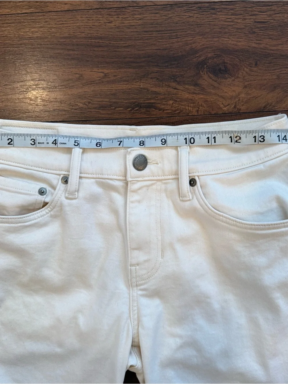Vuori Mens 28 Pants Benton Stretch Twill Pant Classic Fit Natural Ivory 5 Pocket